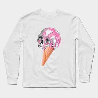 skull icecream sweet Long Sleeve T-Shirt